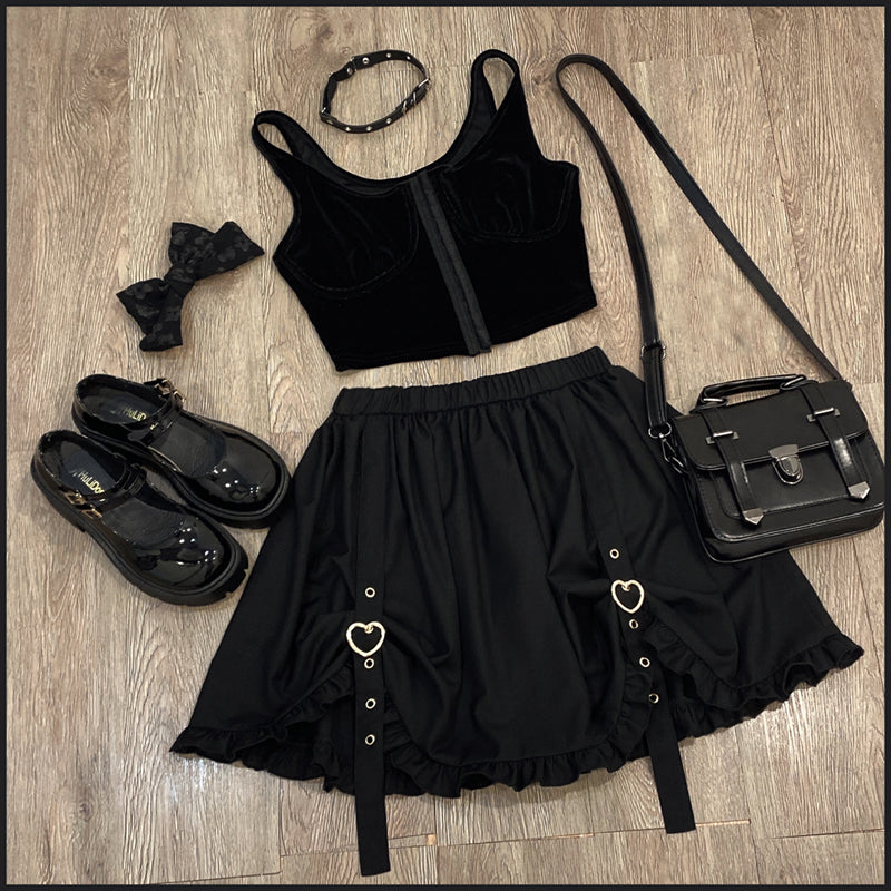 Heart Buckle Skirt