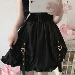 Heart Buckle Skirt