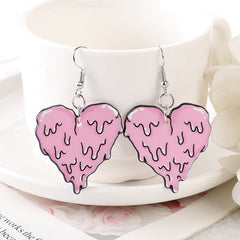 Horror Heart Earrings