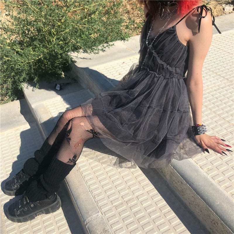 Dark Fairy Mesh Dress