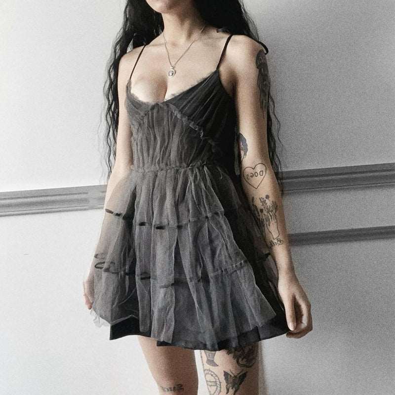 Dark Fairy Mesh Dress