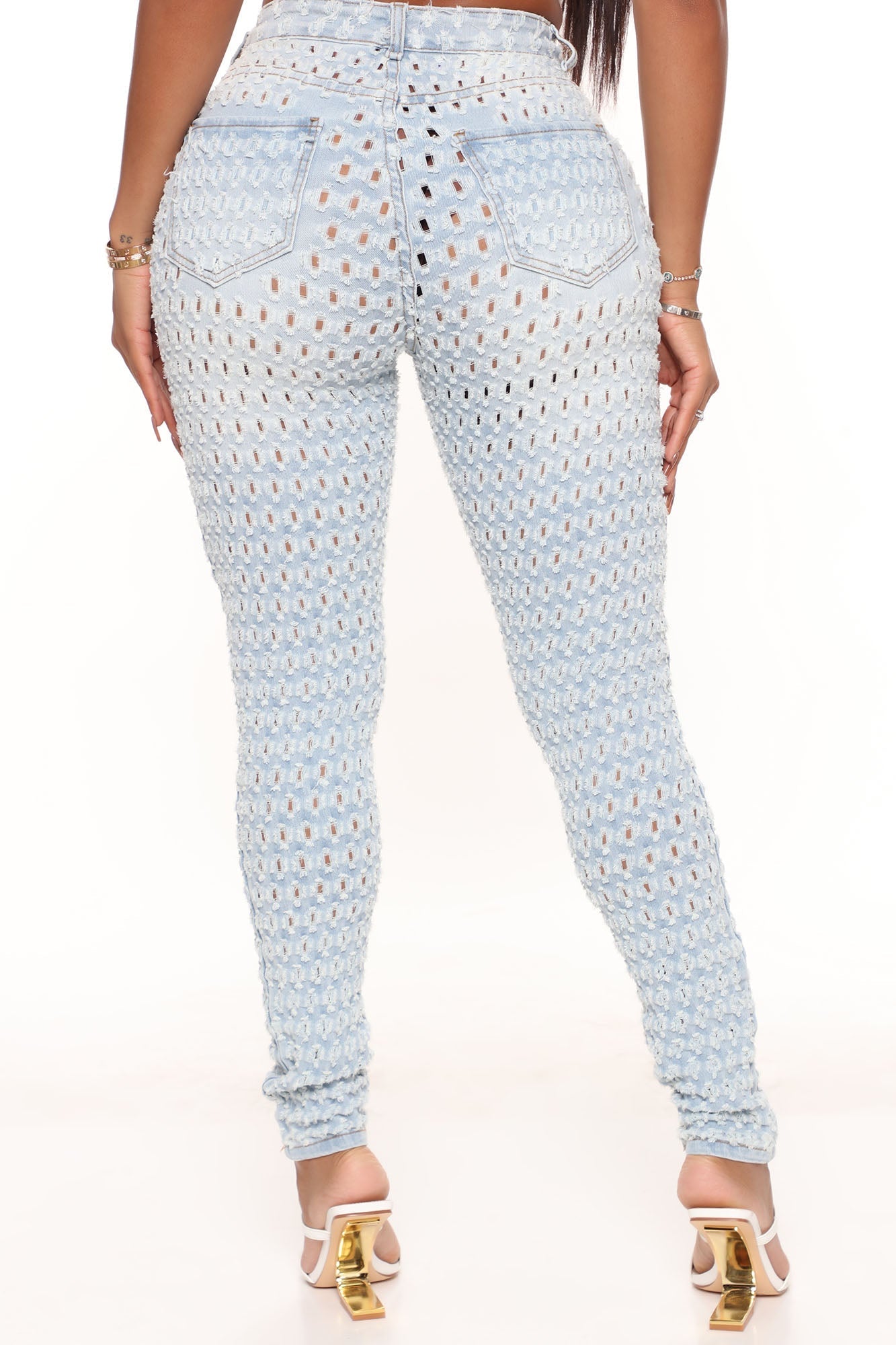 About the Feels Stretch Skinny Jeans - Light Blue Wash