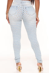 About the Feels Stretch Skinny Jeans - Light Blue Wash