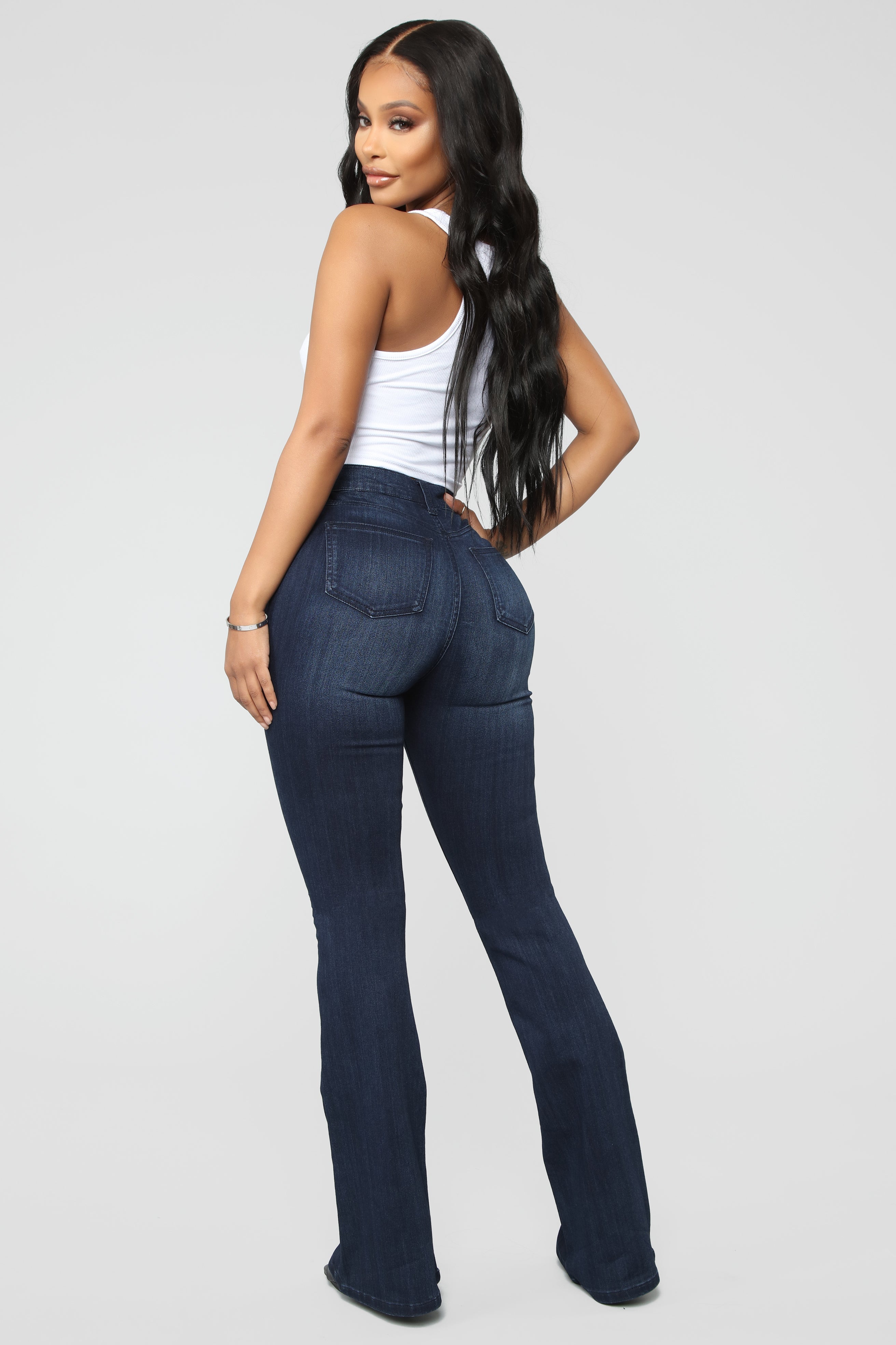 All Flared Up Jean - Dark Denim