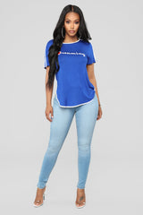 Alexa High Rise Skinny Jeans - Light Blue Wash