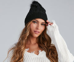 Chill Out Heat Stone Knit Beanie