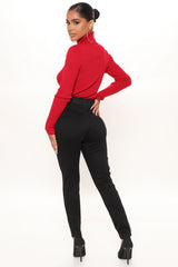 Jean skinny taille haute Alexa - Noir