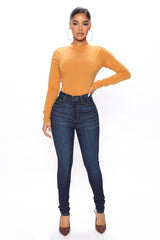 All For One Universal High Rise Skinny Jeans - Dark Wash