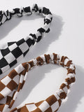2pcs Checkerboard hair tie Sai Feel