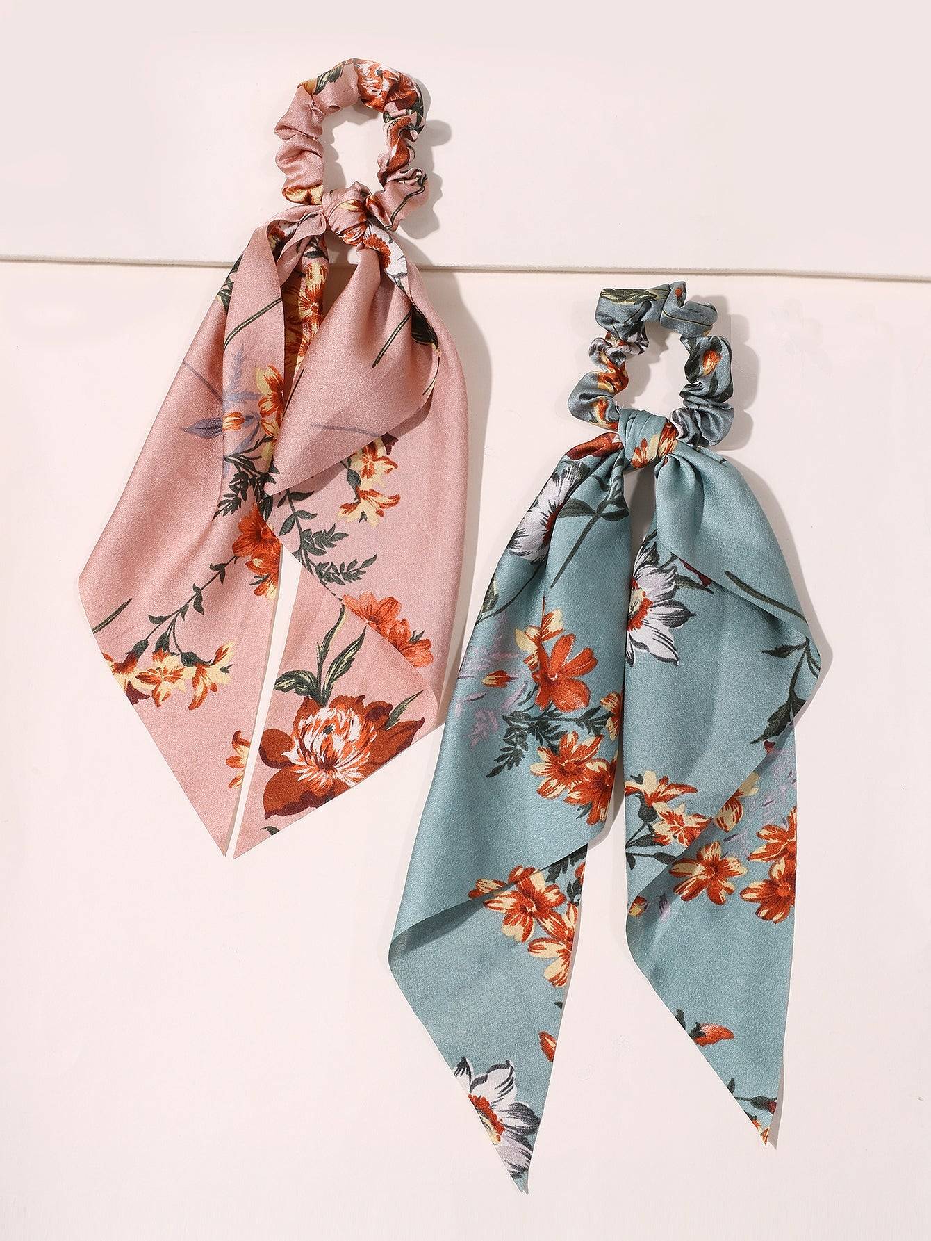 2pcs Floral Printed Headband Sai Feel