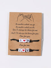 2pcs Love Letters Bracelet Sai Feel