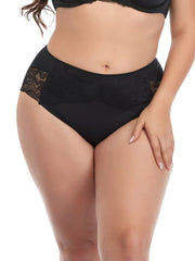 3 Pack Large plus size Women Underwear Panty Seluar Dalam Perempuan Besar Mid High Waist Sai Feel