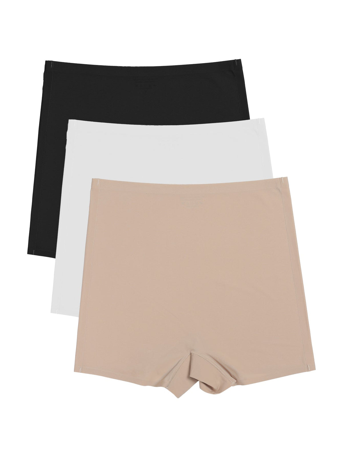 3 Pack Women's Boyshort Underwear Seamless Panties Boxer Briefs Sai Feel