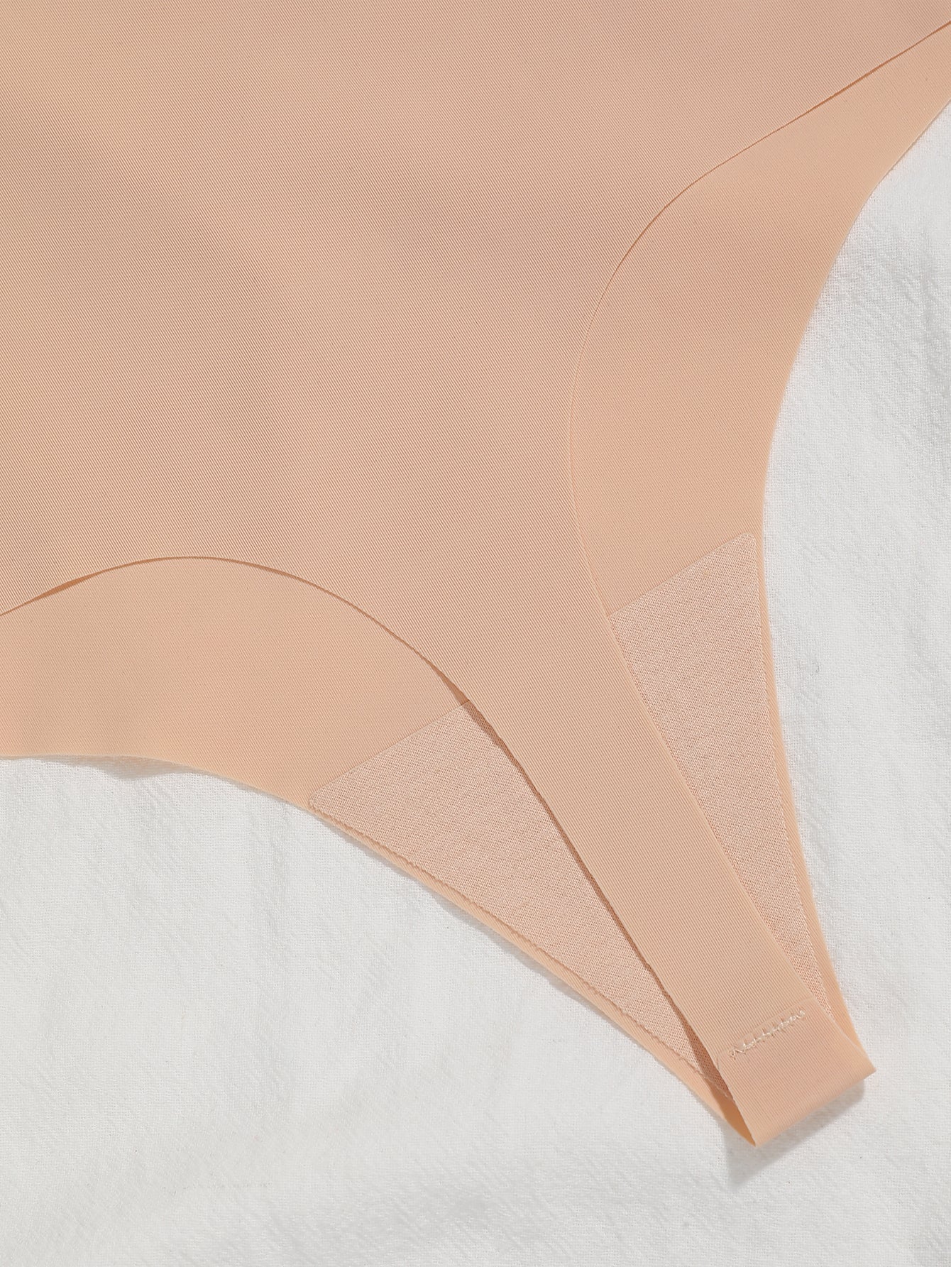 3PCS Daily Wear Basic Color Silky Seamless High Waist Thongs Set Sai Feel