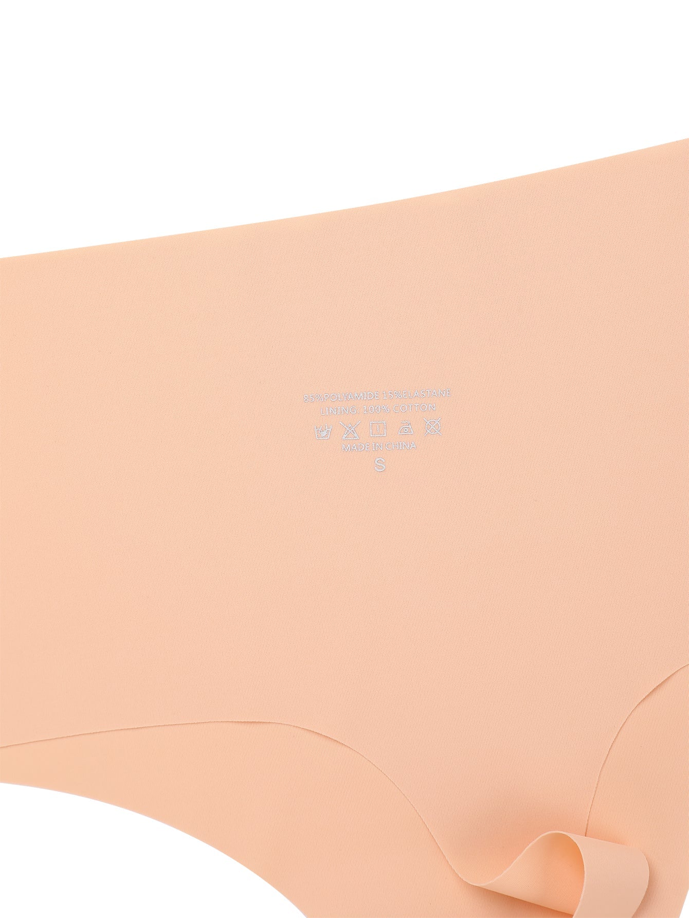 3PCS Daily Wear Basic Color Silky Seamless High Waist Thongs Set Sai Feel