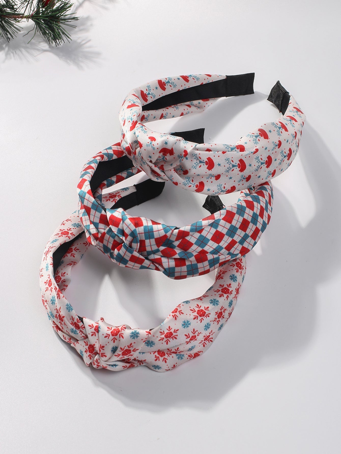 3pcs Knot Multicolor Hair Hoop Sai Feel