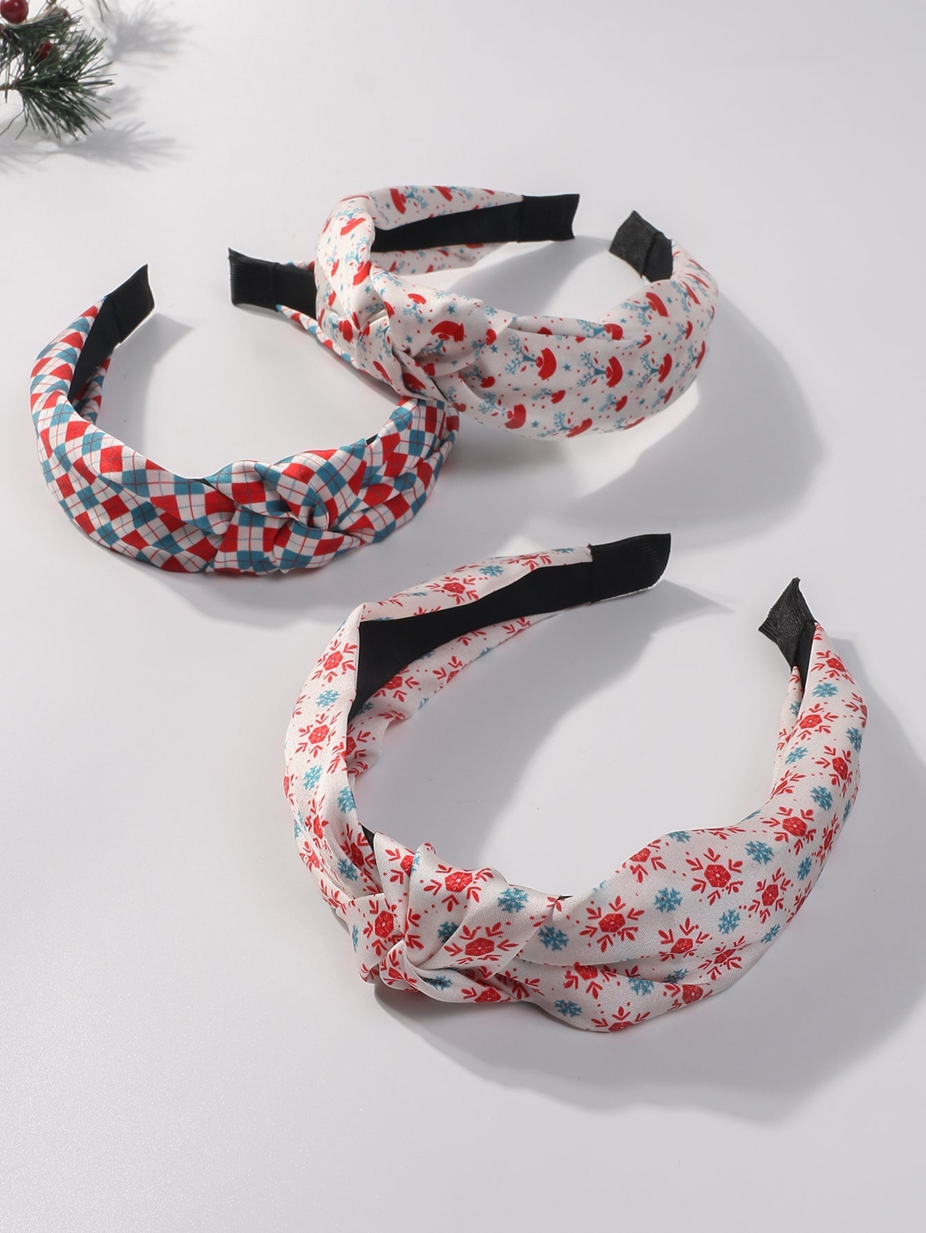 3pcs Knot Multicolor Hair Hoop Sai Feel