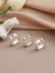 3pcs Printed vintage ring Sai Feel