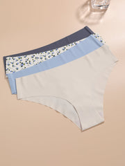 4PCS Soft Seamless Underwear Panties Set Sai Feel