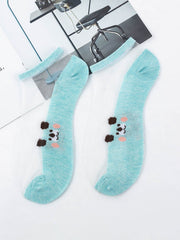 5 Pairs Fshion The pet dog translucent socks Sai Feel