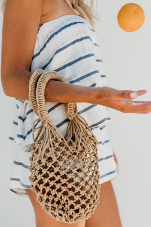 Woven Straw Bag