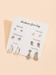 6pairs Ball Earring Giftset Sai Feel