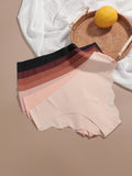 7 Pack Daily Wear Earth Stone Silky Seamless Comfort Panty Set Underwear Sai Feel