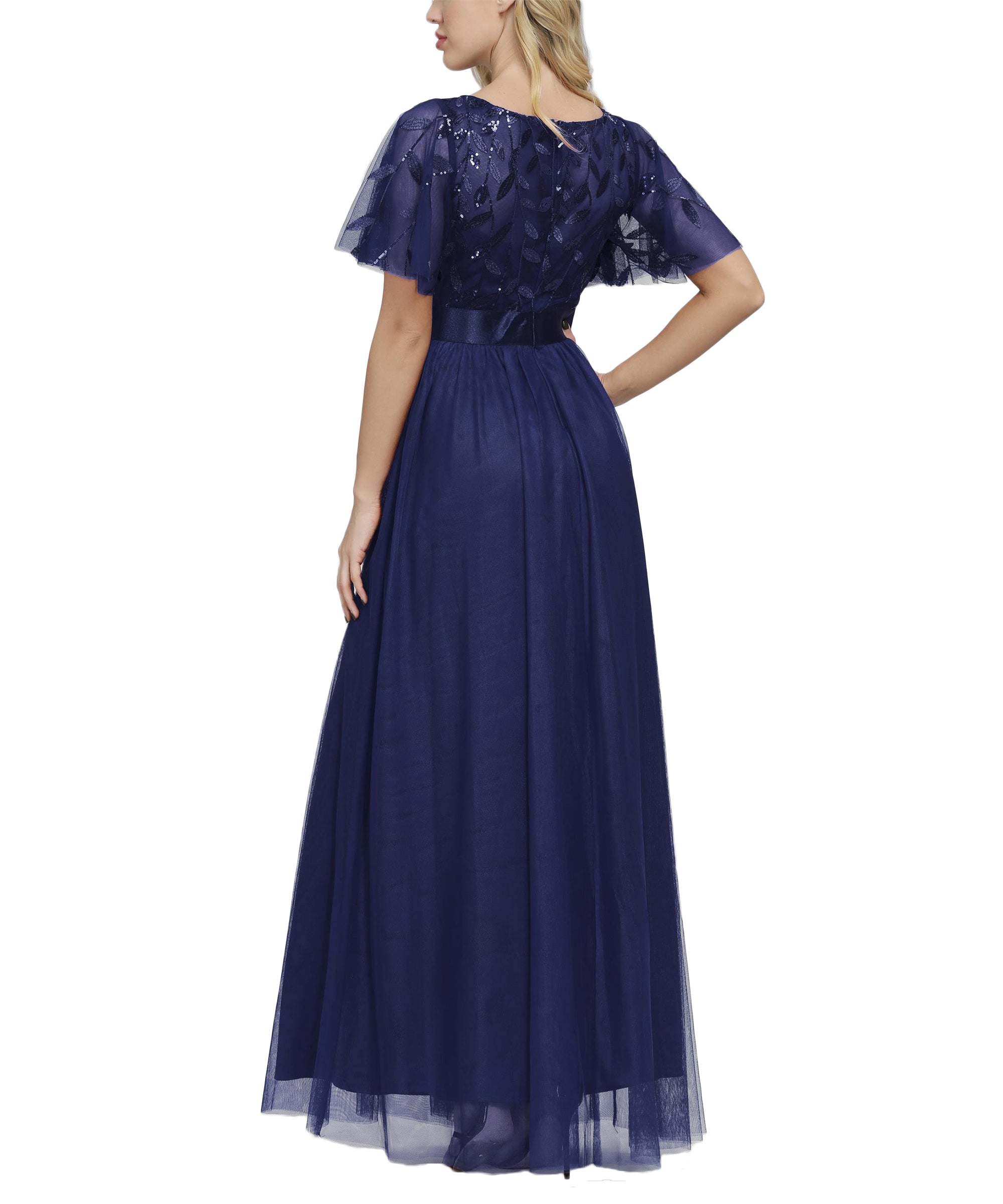 A-Line Empire Elegant Party Wear Prom Dress Sai Feel