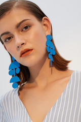 Acrylic Geometric Long Earrings Sai Feel