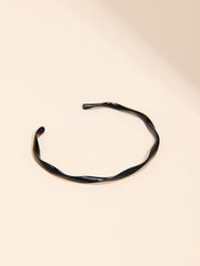 Adjustable black bracelet Sai Feel