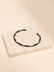 Adjustable black bracelet Sai Feel