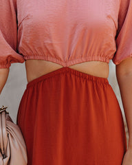 Aguilar Colorblock Cutout Maxi Dress - FINAL SALE