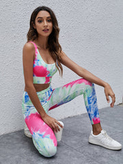 All Over Print Sports Bra And Leggings Sai Feel