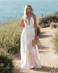 Antonia Maxi Dress - White Sai Feel