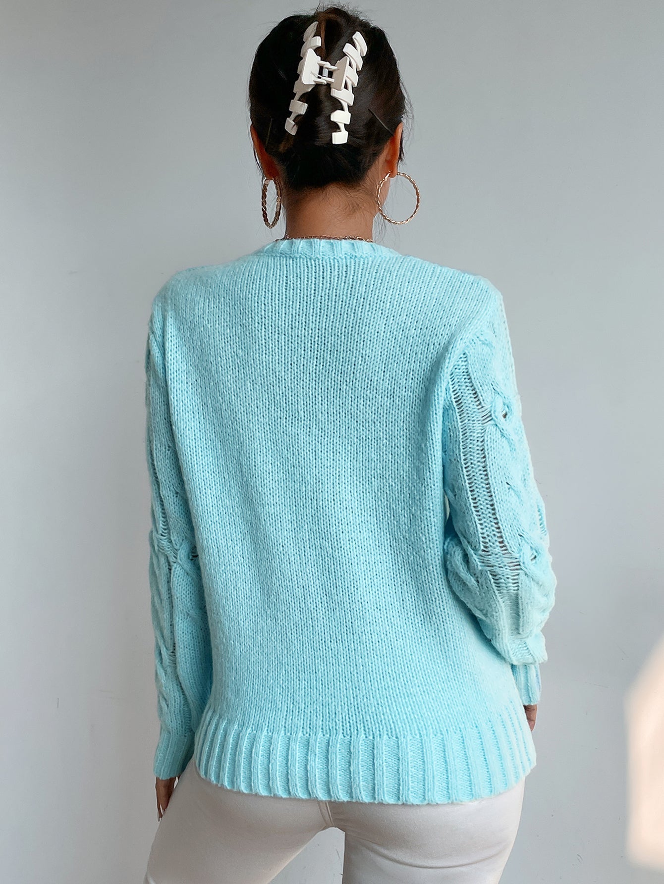 Aqua pullover sweater Sai Feel