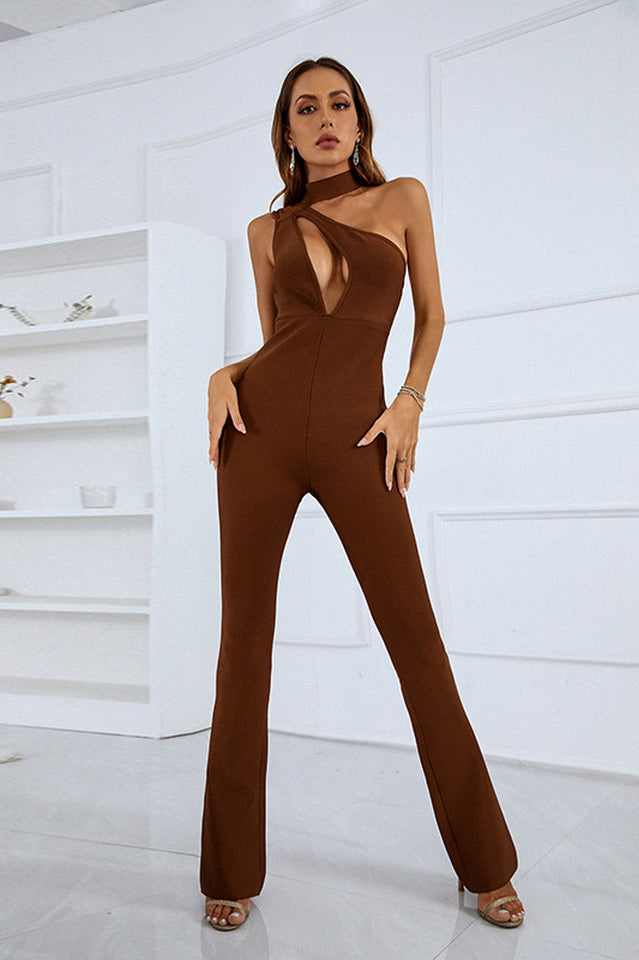 Babara One Shoulder Jumpsuit Sai Feel