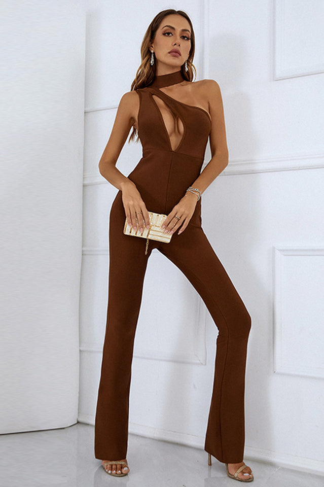 Babara One Shoulder Jumpsuit Sai Feel