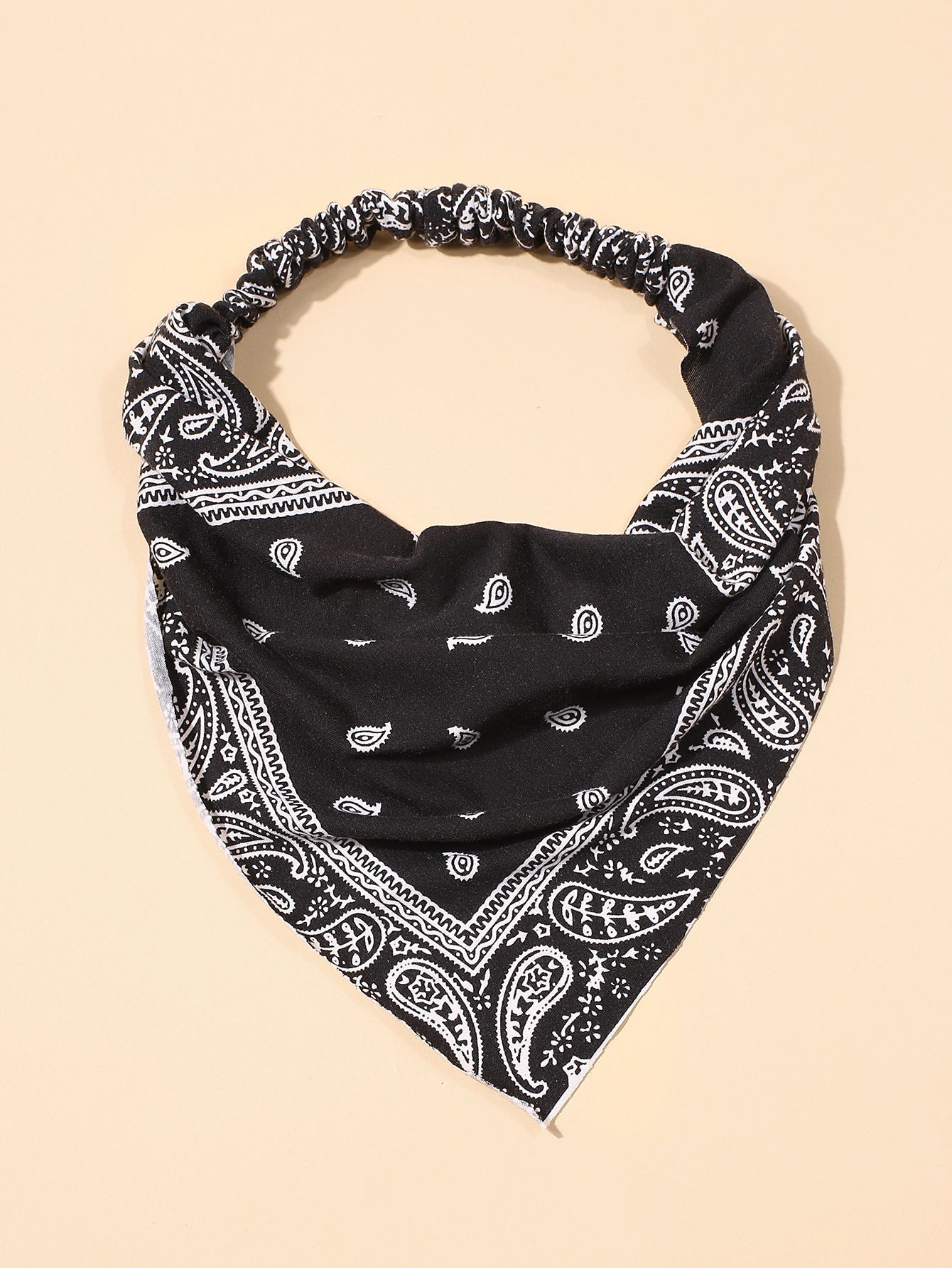 Black Cashew Nut Printing headband Sai Feel