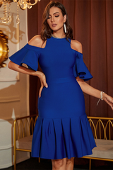 Blue Mini Party Dress Sai Feel