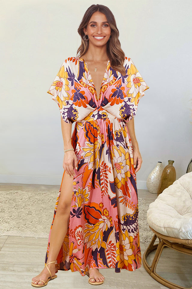 Bohemian Floral Dress Sai Feel