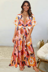 Bohemian Floral Dress Sai Feel