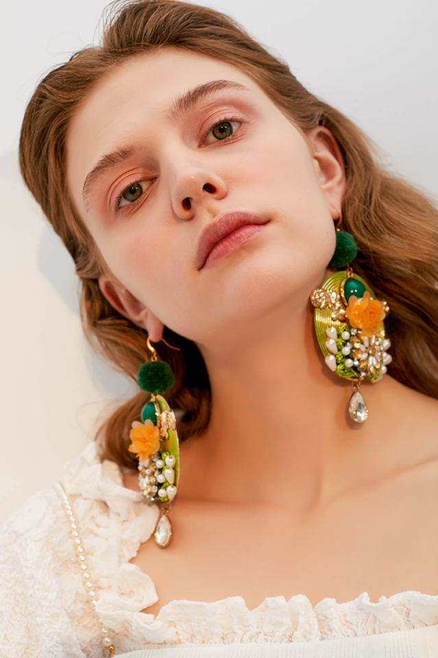 Bohemian Flower Earrings Sai Feel