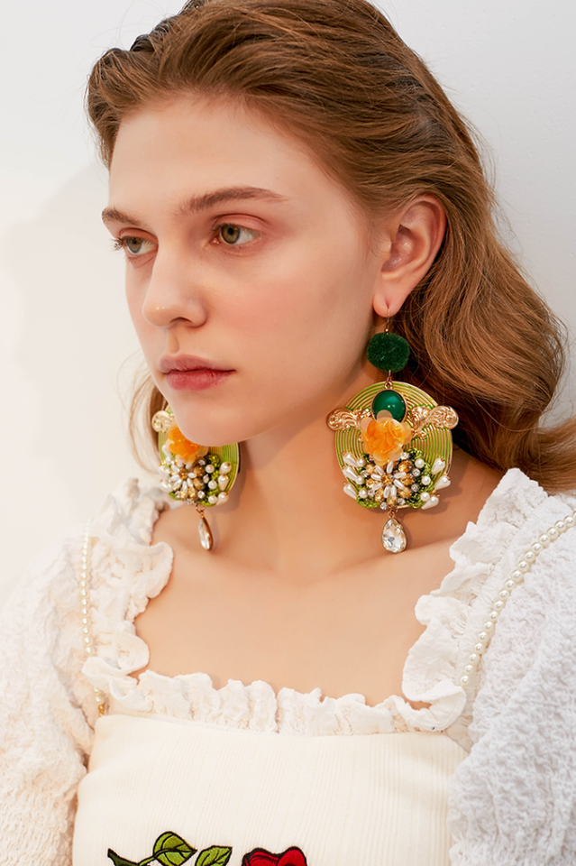 Bohemian Flower Earrings Sai Feel