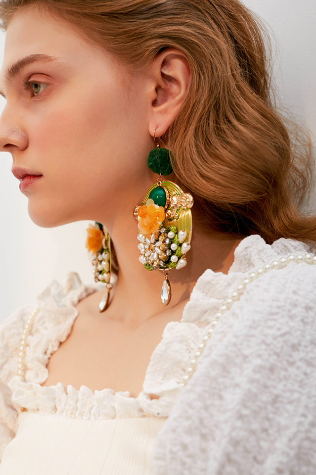 Bohemian Flower Earrings Sai Feel