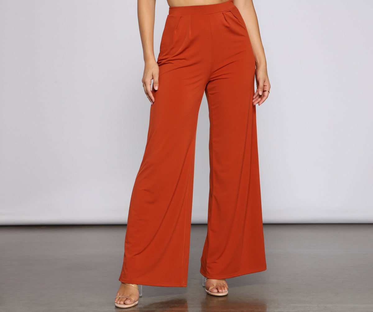 Boho-Chic Wide-Leg Pants Sai Feel