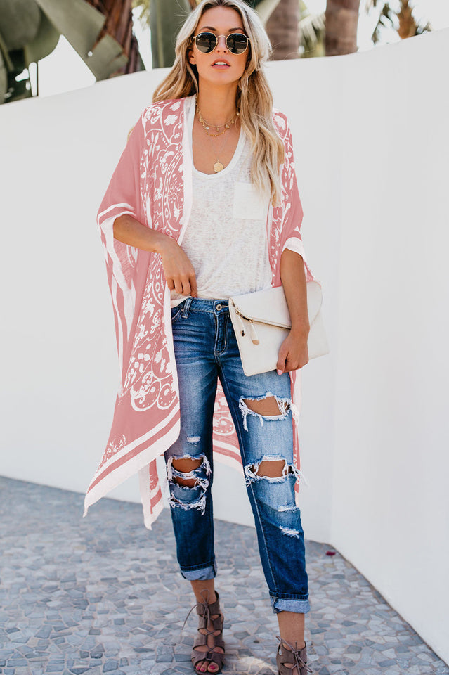 Boho Floral Kimono Sai Feel