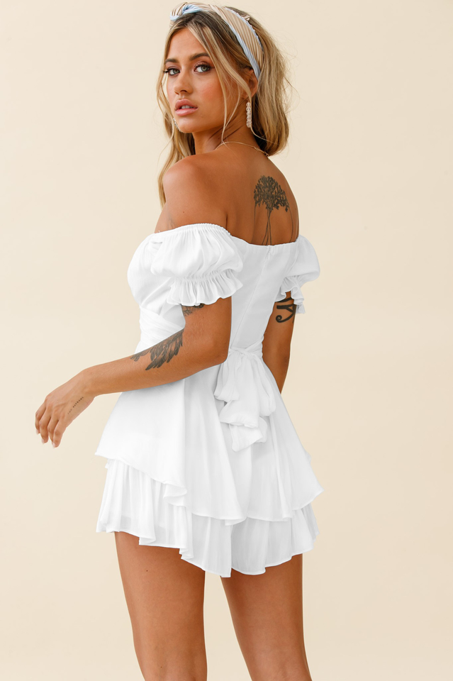 Boho Off Shoulder Romper Sai Feel