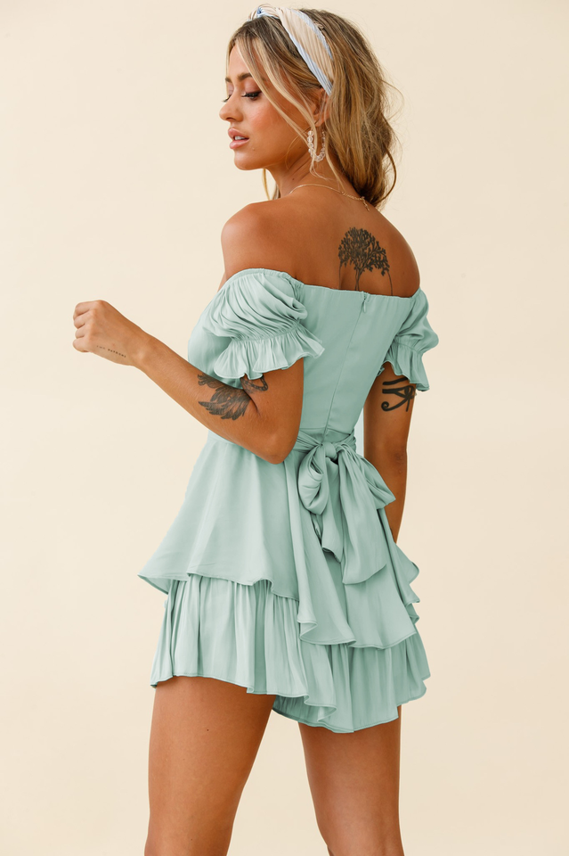 Boho Off Shoulder Romper Sai Feel