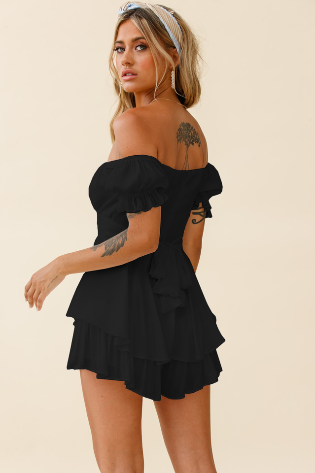 Boho Off Shoulder Romper Sai Feel