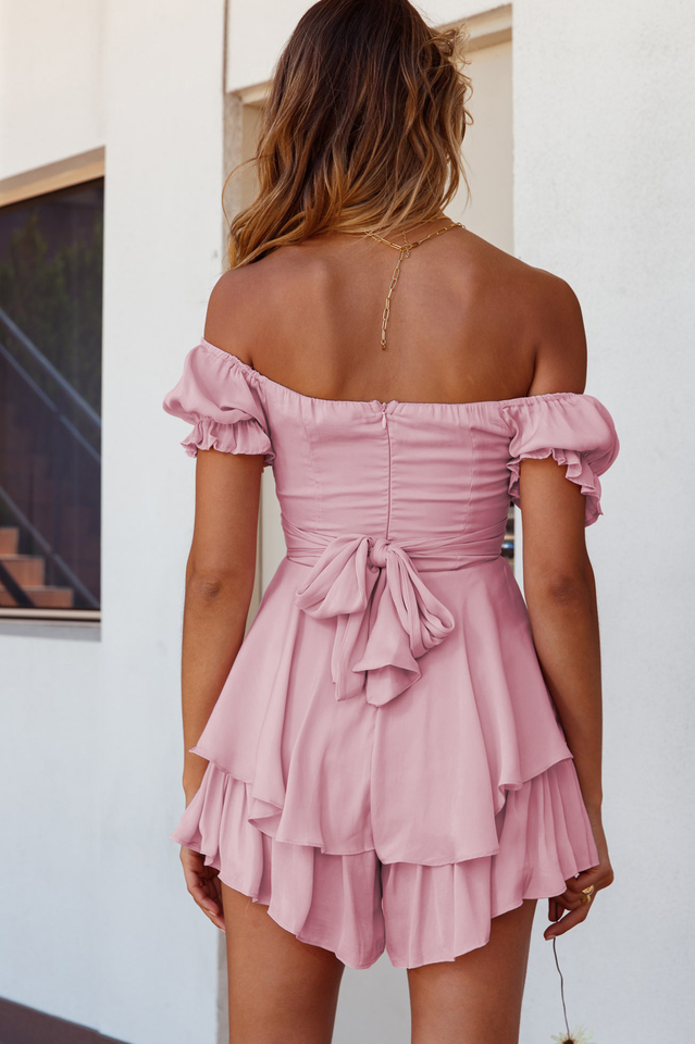 Boho Off Shoulder Romper Sai Feel